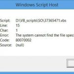 Сбой службы Windows Script Host. Ошибка. Как исправить ее простейшими методами?