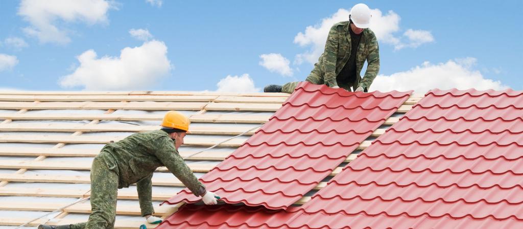 технология покрытия крыши металлочерепицей